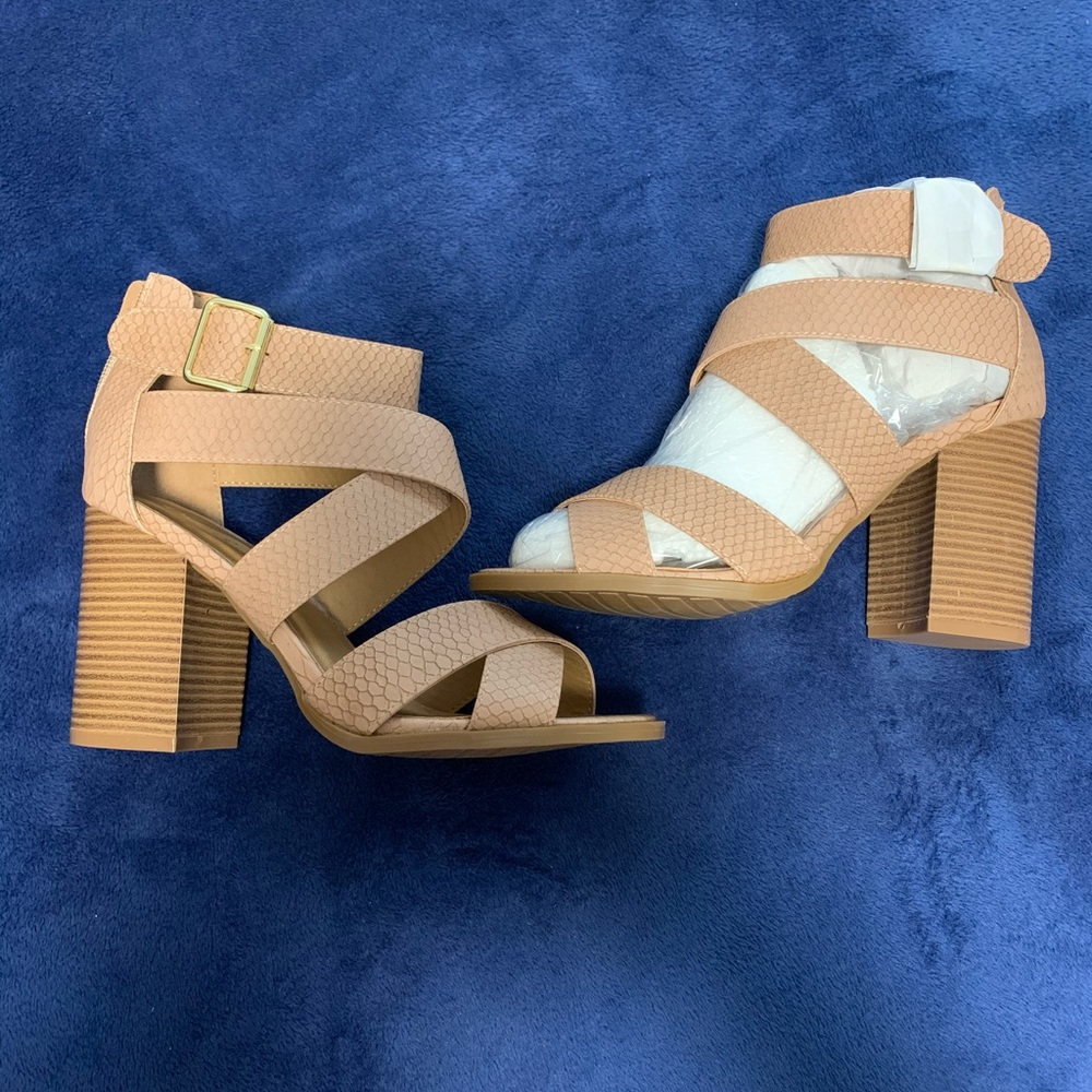 Qupid Strappy Summer Heels